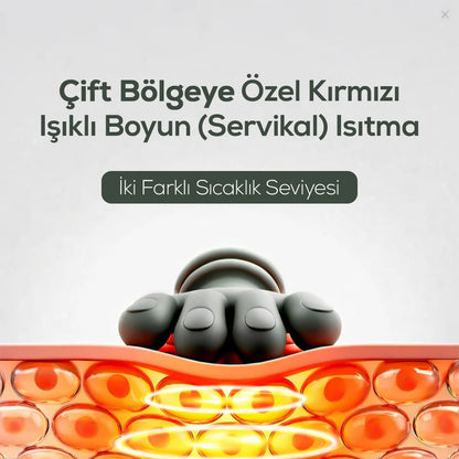 10 Parmaklı Masaj Cihazı — Isıtmalı