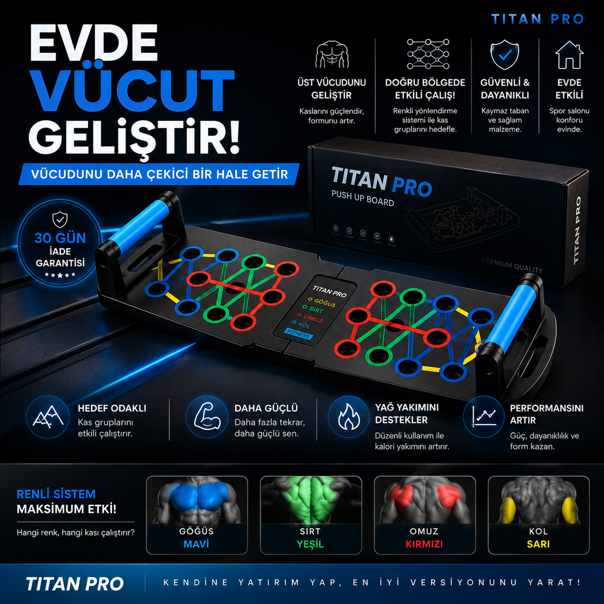 Titan Pro Akıllı Antrenman Tahtası